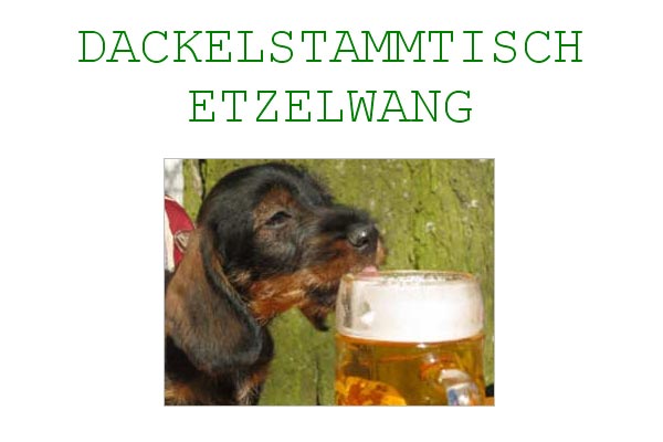 Dackelstammtisch Etzelwang